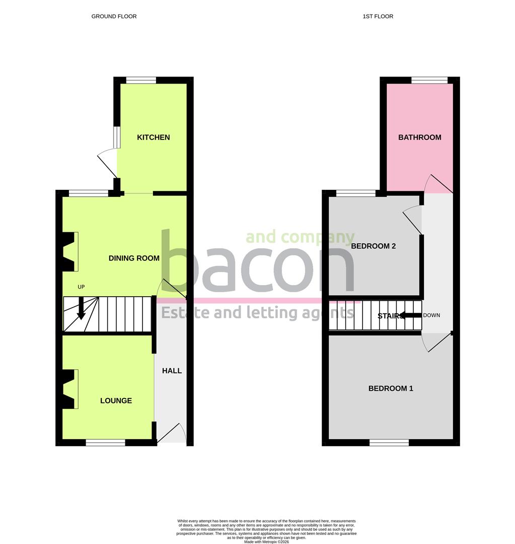 Floor Plan | House - Mid Terrace | Orme Road, Central, Worthing, BN11 | For Sale